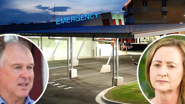 The troubling reality of Gympie Hospital’s emergency department waiting time problems has been revealed in a new AMA report, which MP Tony Perrett (inset left) says further highlights the “crisis” gripping the health service being overseen by Minister Yvette D’Ath (inset right).