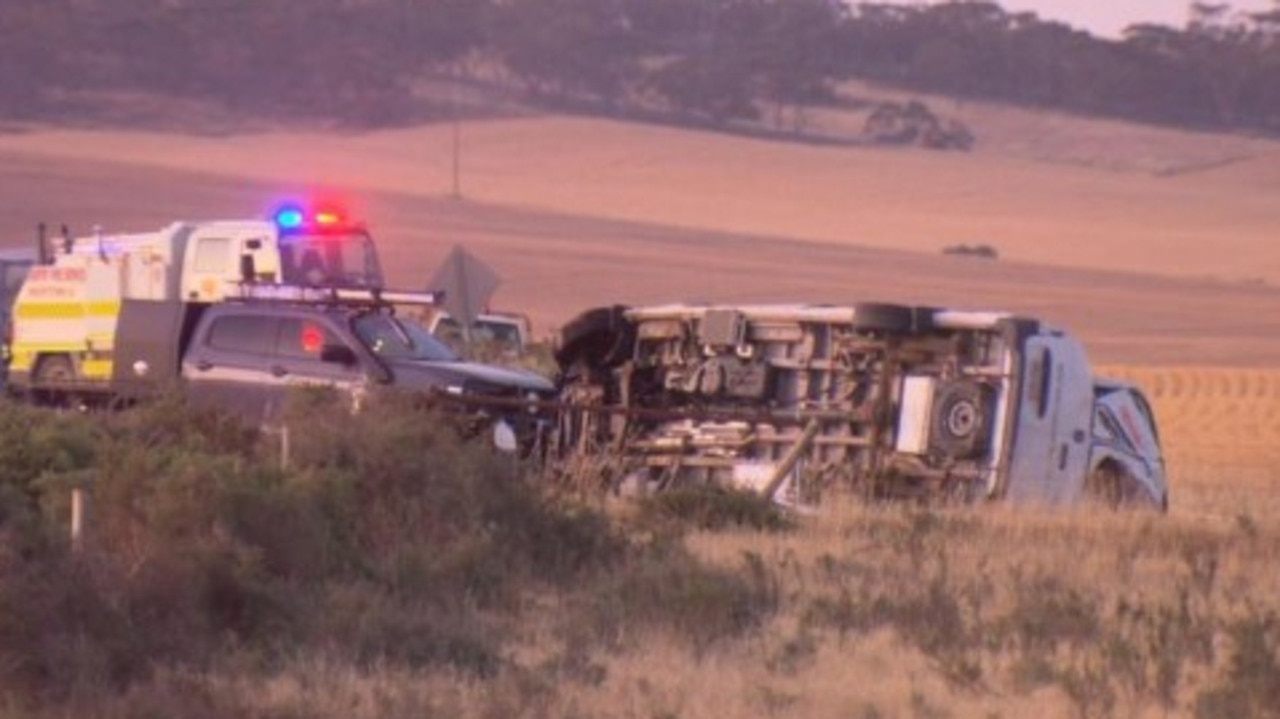 The crash occurred in regional South Australia on October 31, 2023. Picture: 7NEWS