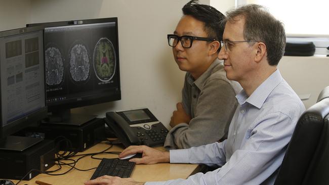 The pair are working together at the Brain and Mind Centre at the University of Sydney. Picture: John Appleyard