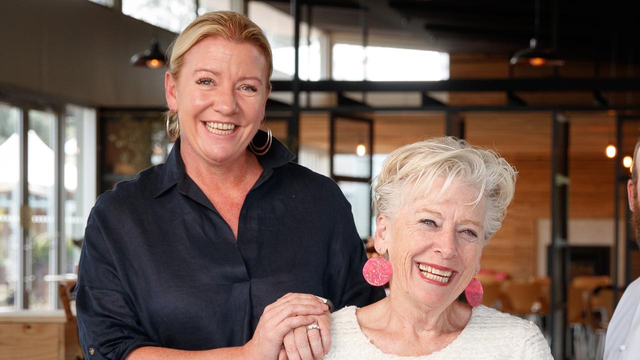 Elli Beer and Maggie Beer at The Farm Eatery in 2018. Picture Matt Turner