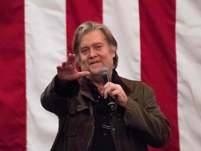 Former White House strategist Steve Bannon. Picture: AFP