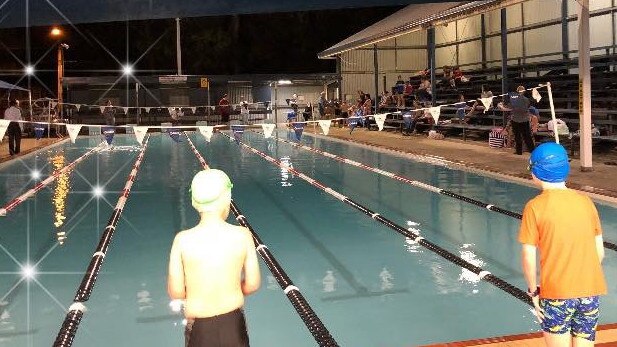 Capalaba Swim Club recent race night. Picture: Capalaba Swimming Club