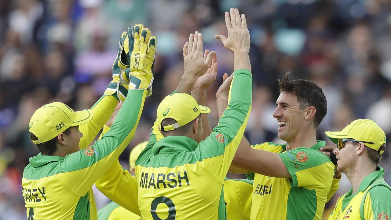 Australia have had plenty to celebrate so far this World Cup. Photo: Kirsty Wigglesworth/AP Photo.