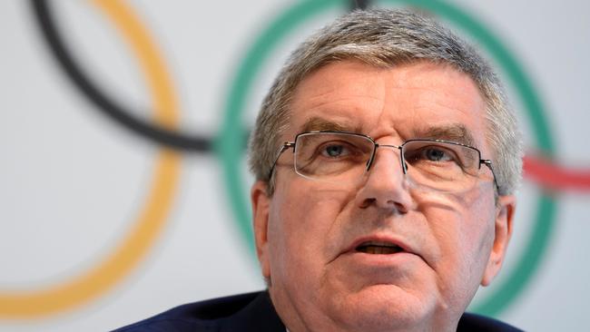 International Olympic Committee (IOC) president Thomas Bach. Picture: AFP.