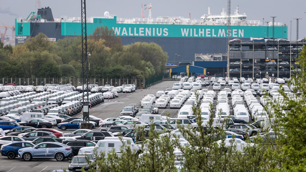 The EU is threatening to target US companies, including Big Tech, if President Trump does not back down on his tariffs policy. Picture: Getty
