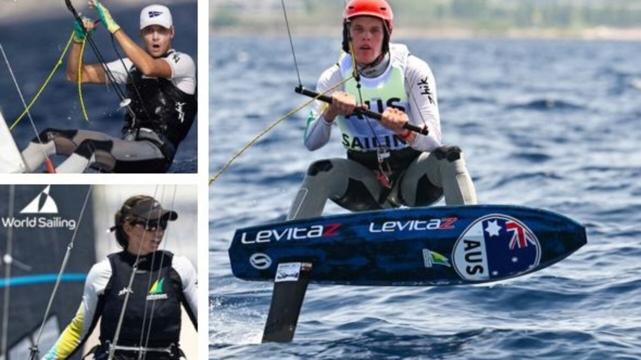 Australians were on the move at the Olympic sailing Test event.