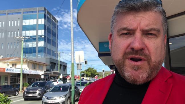 Logan Chamber of Commerce president Stewart Fleming on City Rd, Beenleigh. PHOTO: JUDITH KERR