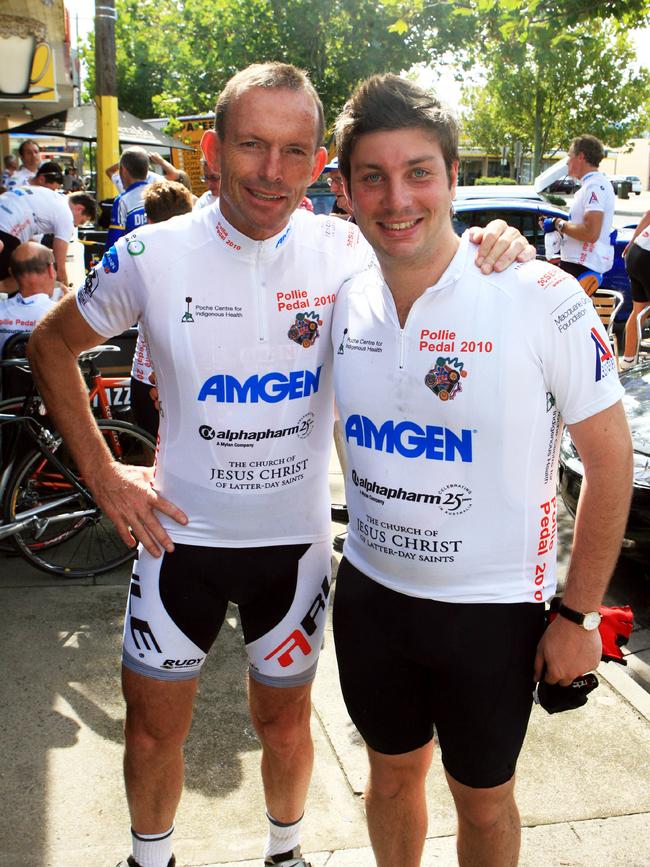 Tony Abbott and Tim Smith.