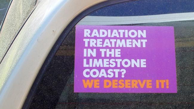 People of the Limestone Coast have been left feeling like "secondhand citizens" after plans for a local radiation treatment centre have been scrapped. Picture: Facebook.