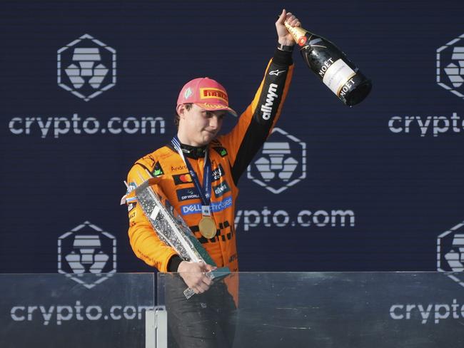 Oscar Piastri’s popularity is booming on the back of his stunning start to the season. Picture: AP