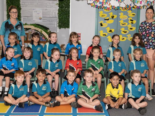 Beaconsfield State School Prep S Teacher: Mrs Amanda Spencer Teacher Aide: Mrs Megan Taylor Back Row: Harper, Aisha, Isabella, Indy, Ivey Jane, Emilee, Harlyn Middle Row: Ellyse, Ashton, Peyton, Mazlyn, Lilly-Jay, Abigail, Ashliee Front Row: Leo, Zennith, Reef, Trevor, Manatoealofa, Jaxon, Picture: Michaela Harlow