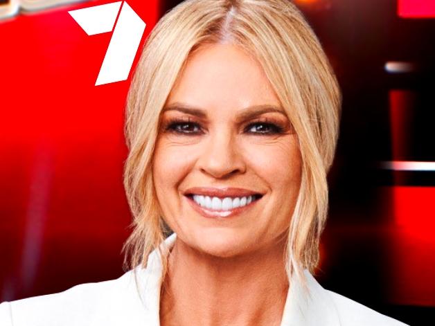 Seven artwork of Sonia Kruger and James Warburton for Sunday Tele Voice story.