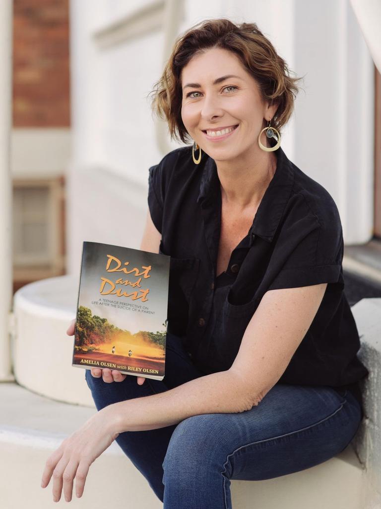 Amelia Olsen's new book Dirt and Dust explores the topics surrounding her husband's death and how a seven-day motorbike trip became her therapy.