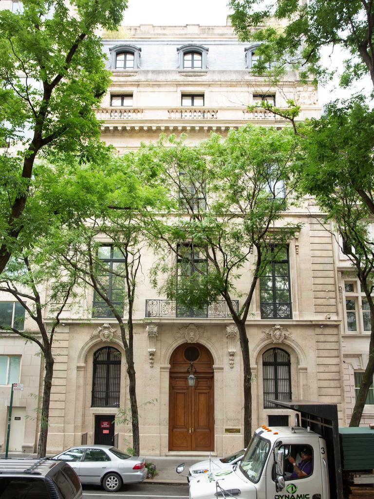 The r residence that belonged to Jeffrey Epstein at East 71st street. (Photo by Kevin Hagen/Getty Images)