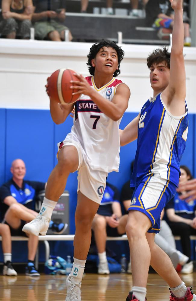 Nudgee V BSHS. Basketball. Saturday September 7, 2024. Picture, John Gass