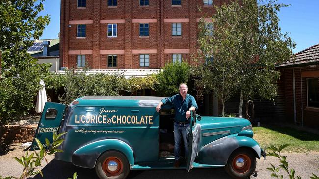 Neil Druce runs the Junee Licorice and Chocolate Factory factory with his family. Picture: Andy Rogers