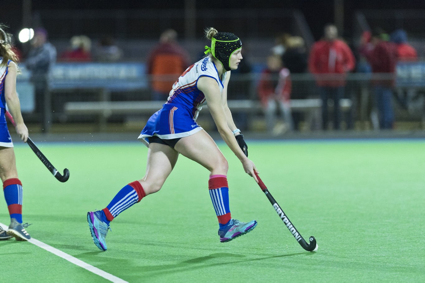 Katie Wollstein looks for options for Rangeville in the match against Red Lions in Toowoomba Hockey COVID Cup women round two at Clyde Park, Friday, July 17, 2020. Picture: Kevin Farmer