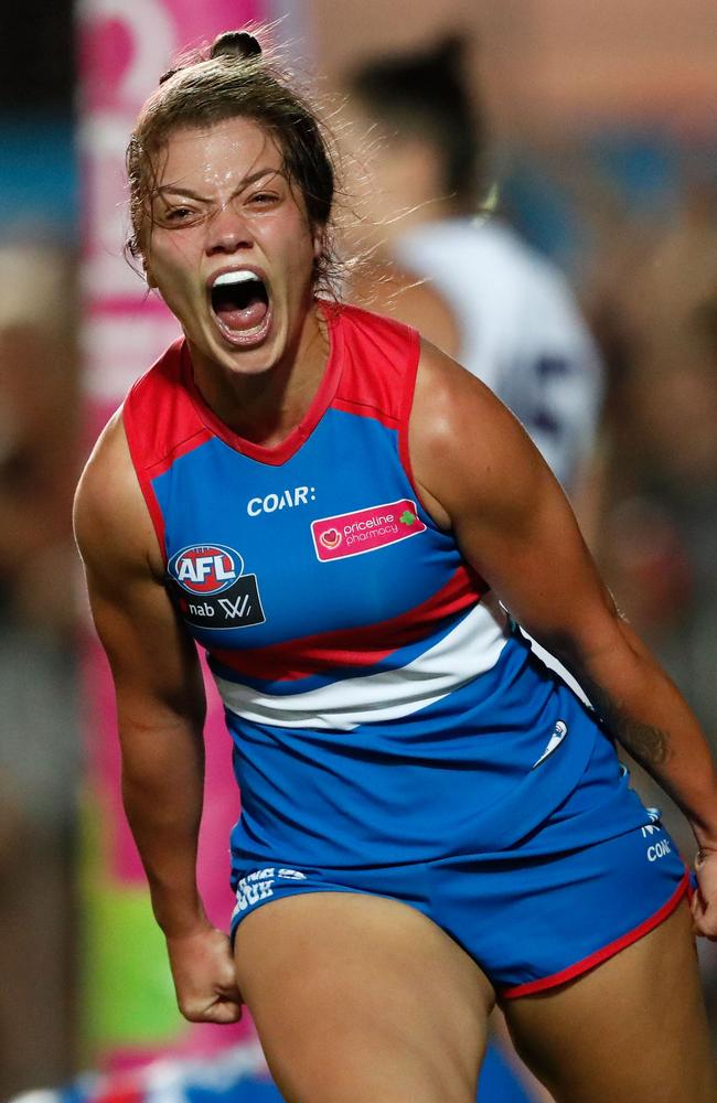 Ellie Blackburn’s goal in the third quarter killed off the contest. Picture: Getty Images