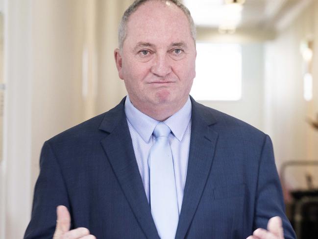 Nationals MP Barnaby Joyce says skilled migrants should be encouraged to live and work in regional and rural parts of Australia. Picture: NCA NewsWire / Gary Ramage