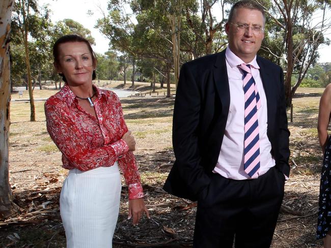 ‘Education group’: Debbie Robinson, left, and Andrew Horwood. Picture: News Corp Austarlia