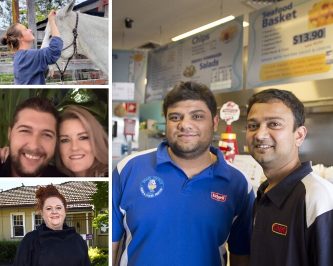 various thumbnail showcasing business owners in warwick (Photos: Supplied)