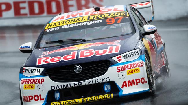 Shane van Gisbergen on the track at Bathurst.