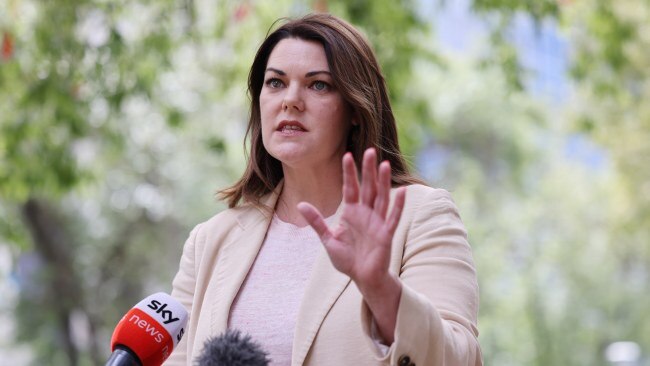 Sarah Hanson-Young has expressed disappointment at her former Greens colleague Lidia Thorpe after her latest public tirade. Picture: NCA NewsWire / David Mariuz