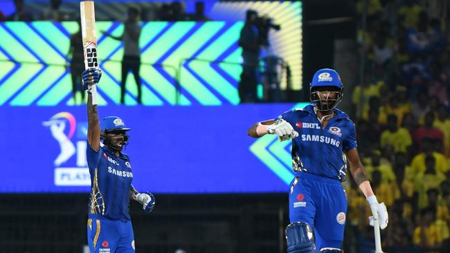 The Mumbai Indians won the 2019 Indian Premier League but it is unlikely they will get the chance to defend their title this year after the BCCI suspended the tournament indefinitely. Picture: AFP