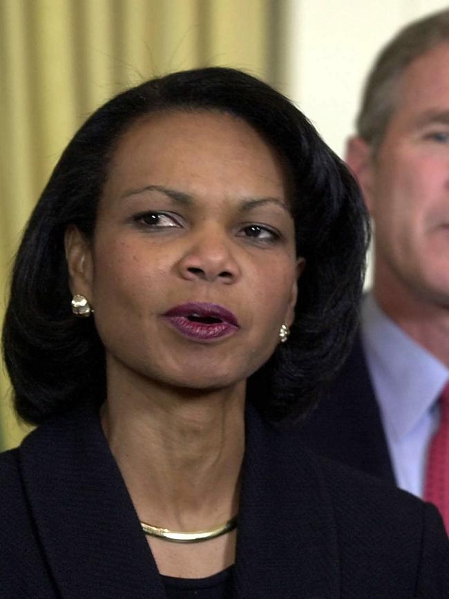 Former US national security adviser Condoleezza Rice.