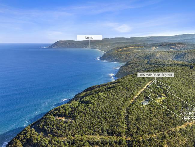 John Bernard Adams had a holiday home at Big Hill on the Great Ocean Road, pictured above, but it was not his name when he died.