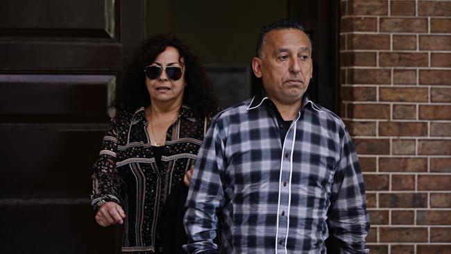 Family members of murdered Kemel Barakat leave court last month. Picture: Adam Yip