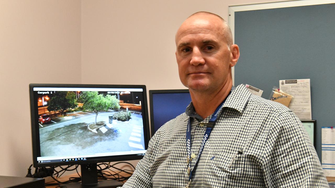 INVALUABLE: Sergeant Wayne Butcher says CCTV is essential to catching offenders.