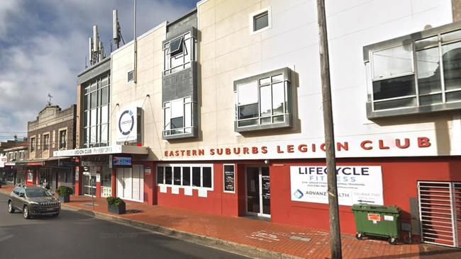 Two more cases have been linked to the Eastern Suburbs Legions Club cluster. Picture: Google