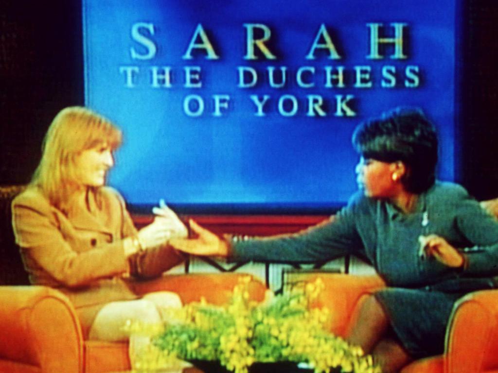 Fergie was the original British royal to be interviewed by Oprah.