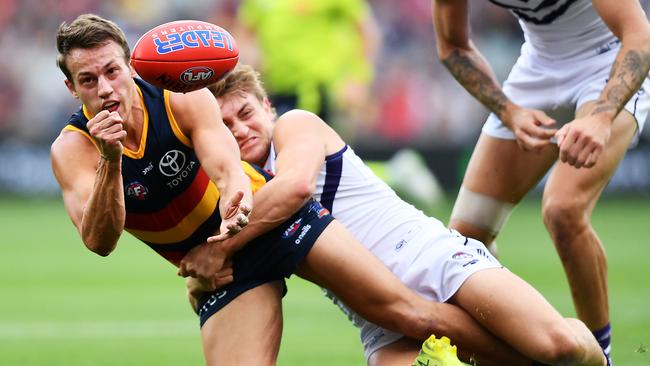 Tom Doedee says Adelaide was untidy against the Dockers, which cost them. Picture: Mark Brake/Getty Images