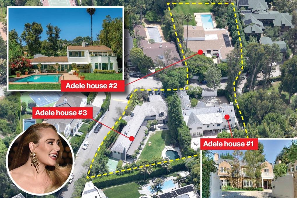 Inside Adele’s $41.5 million Beverly Hills real estate portfolio made ...