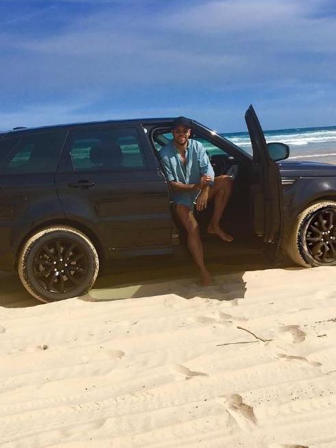 The new Black Range Rover Franklin is believed to have bought in the Gold Coast. Picture: Instagram/Buddy Franklin