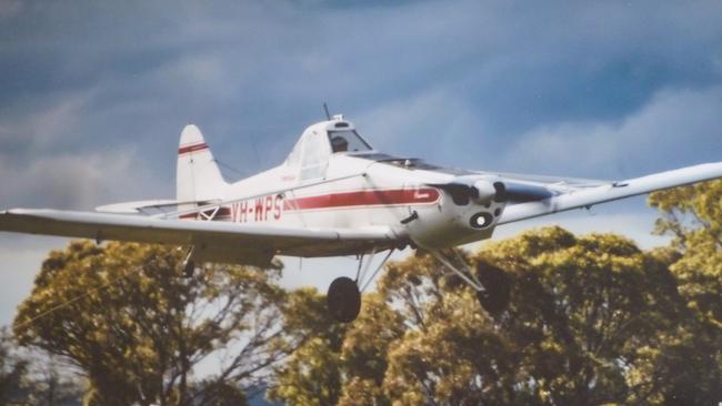 Val Wilkinson flying the Warwick Gliding Club’s tow plane. Picture: file / News Regional Media