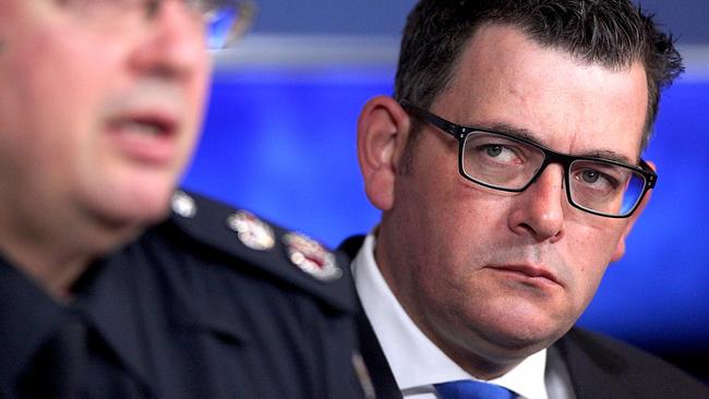 Victoria’s Premier Daniel Andrews has come under attack from the state opposition. Picture: Mark Stewart