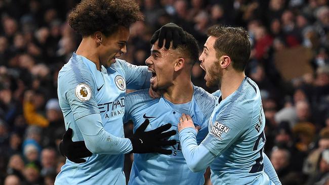 Manchester City are still, deservedly, the title favourites. (Paul Ellis / AFP) 