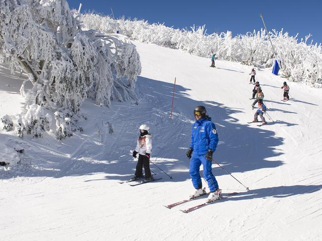 ESCAPE - MT BULLER .. Enjoying a kids lesson at Ski School . Picture: Supplied