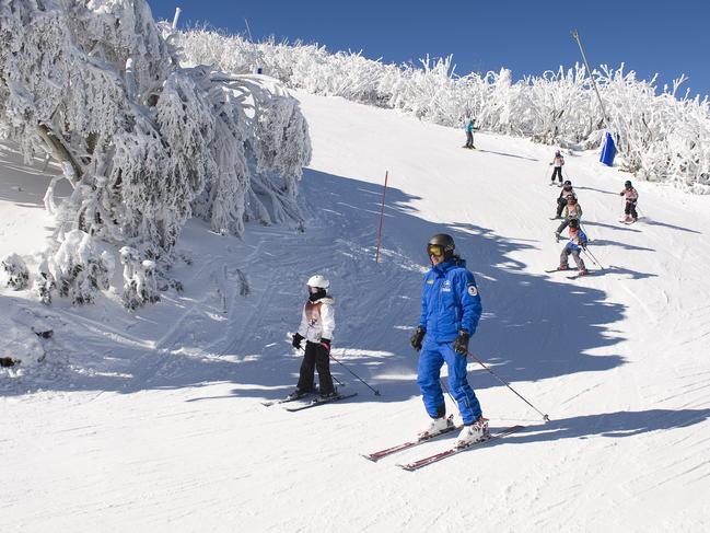 ESCAPE - MT BULLER .. Enjoying a kids lesson at Ski School . Picture: Supplied