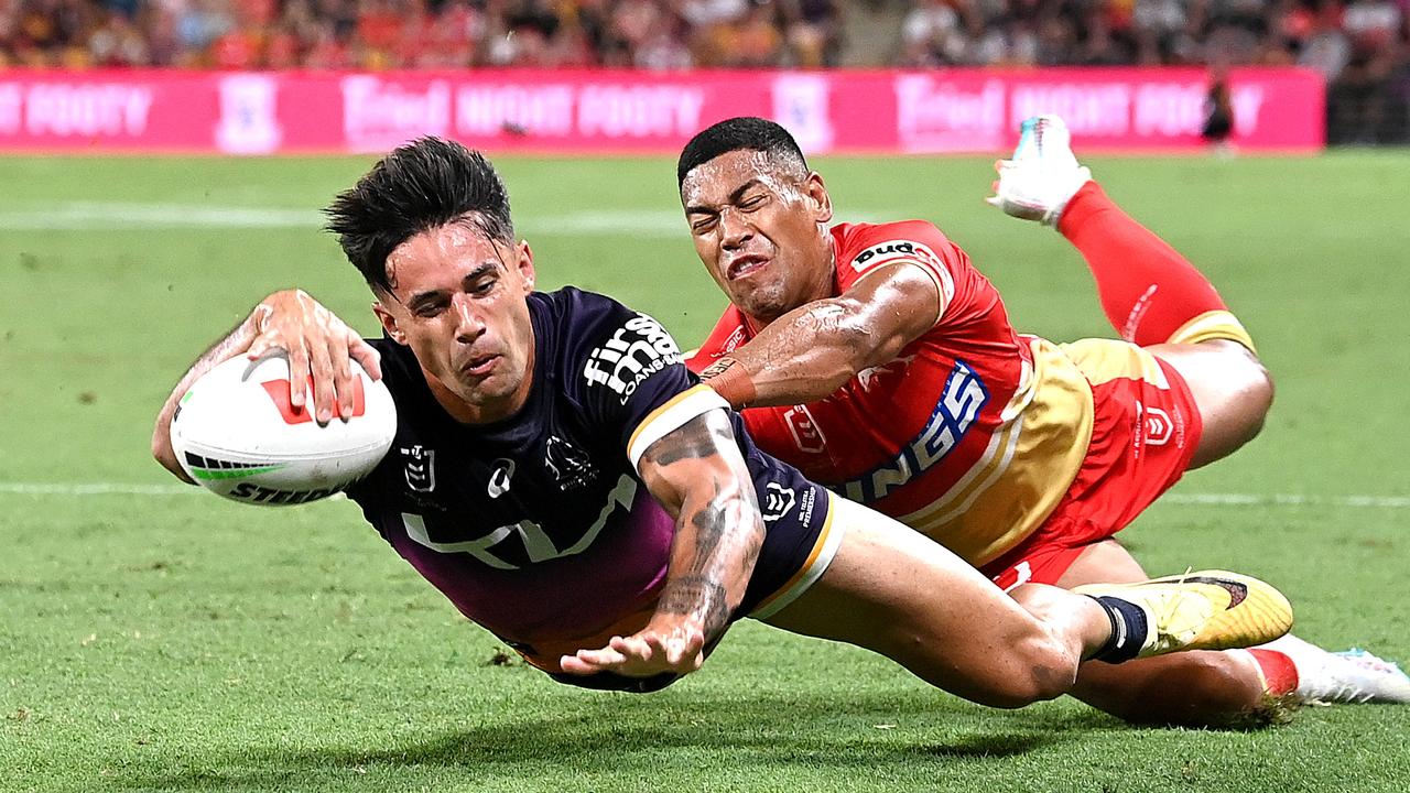 NRL journeyman Jesse Arthars has found a home at the Broncos. Picture: Bradley Kanaris/Getty Images