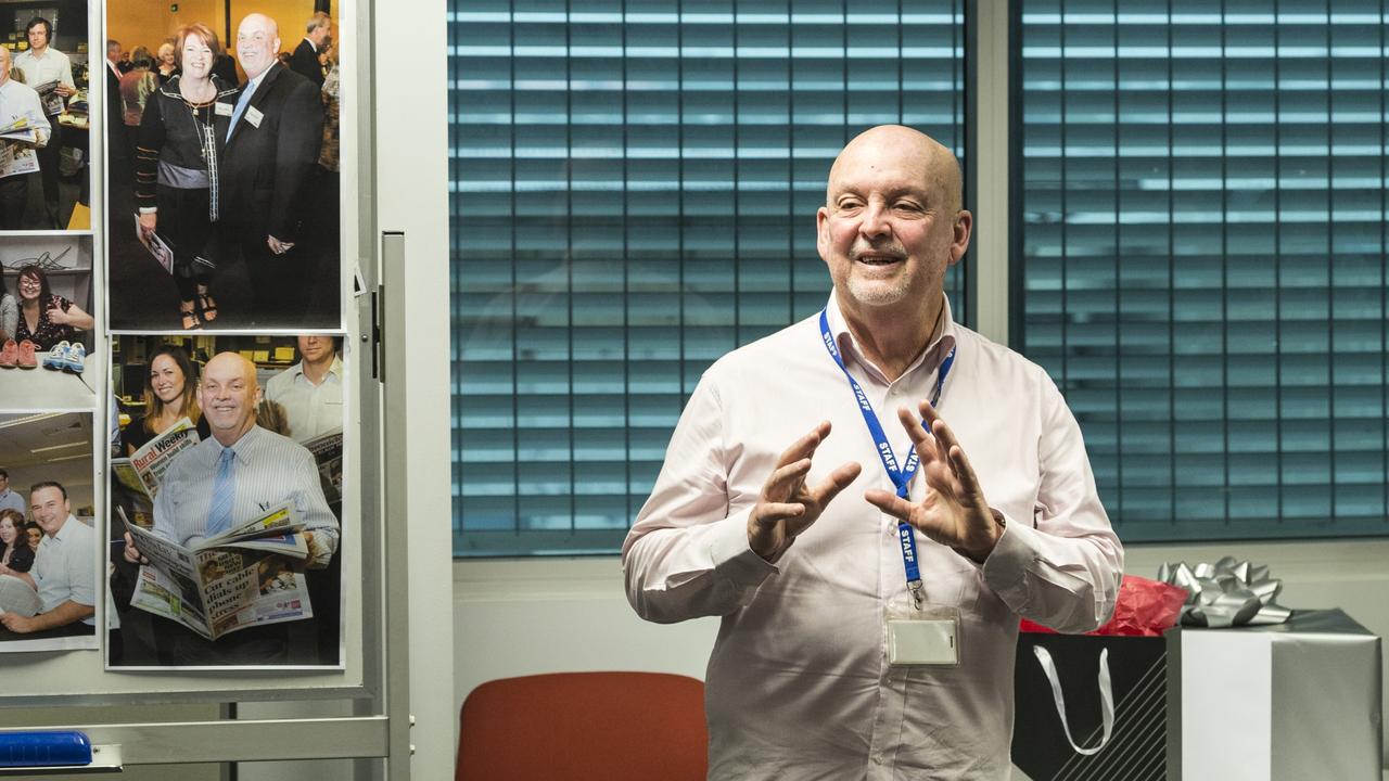 The Chronicle editor-in-chief Steve Etwell retires, Tuesday, March 23, 2021. Picture: Kevin Farmer