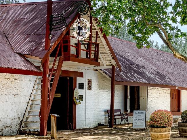 The cellar door at Tahbilk Winery. Picture: Tahbilk Winery