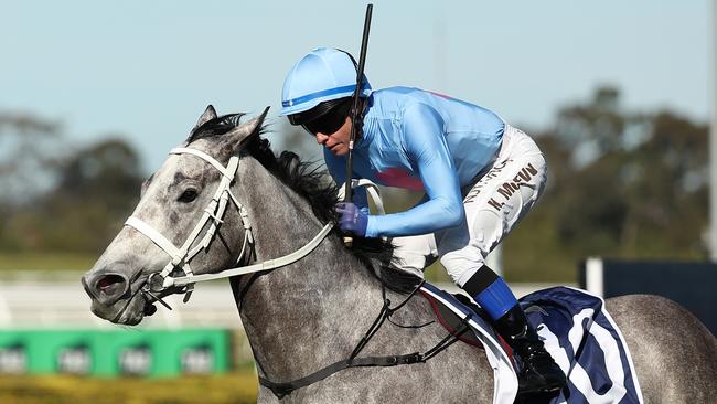 I Am Famous and Kerrin McEvoy make it a hat-trick of wins at Rosehill on Saturday. Picture: Jeremy Ng/Getty Images