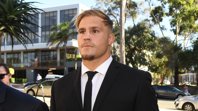 It’s expected the NRL will stand down Jack de Belin indefinitely. (AAP Image/Dean Lewins) 