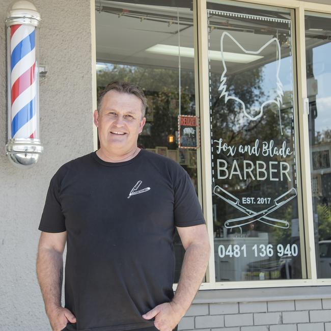 Errol has been a barber for more than 30 years. Picture: Troy Snook