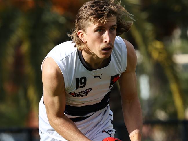 NAB League. Oakleigh Charges vs Northern Knights at Warrawee Park, Oakleigh. 19/06/2021.   Joel Trudgeon   .  Pic: Michael Klein