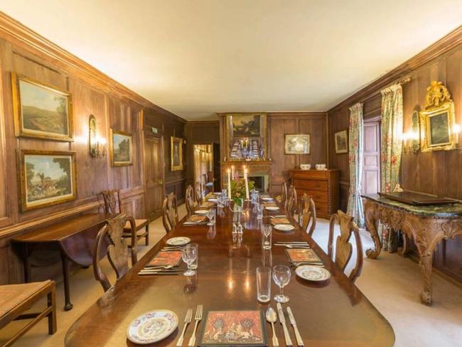 The lavish dining room. Picture: Airbnb